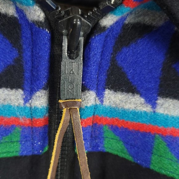 Vtg Pendleton Jacket Men's XL High Grade Westernwear Wool Aztec Design Zip Front - Picture 3 of 11